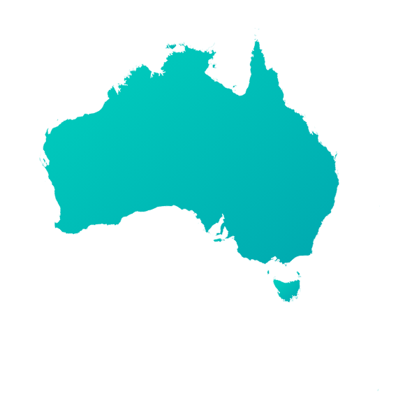 Main geographical outline of Australia