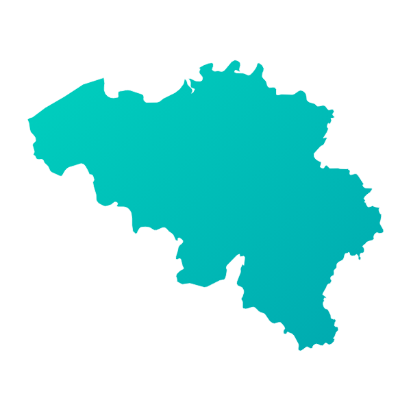 Sagoma geografica principale di Belgio