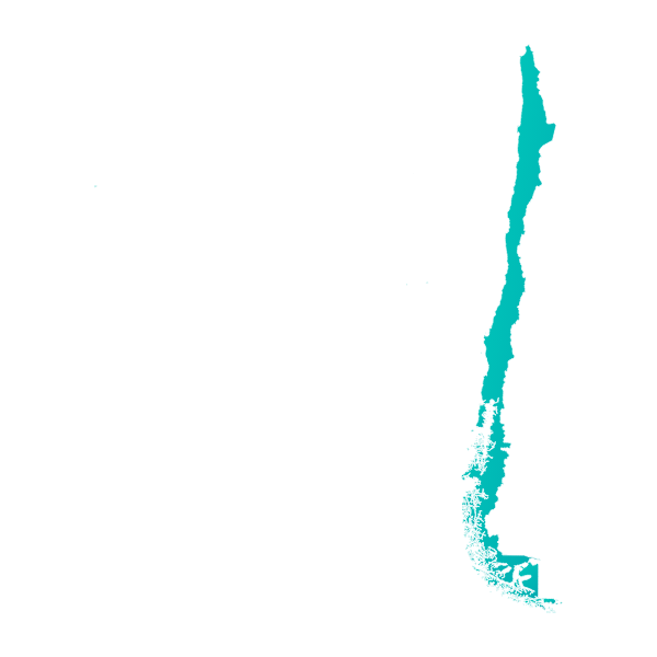 Sagoma geografica principale di Cile