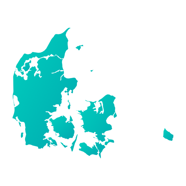 Sagoma geografica principale di Danimarca