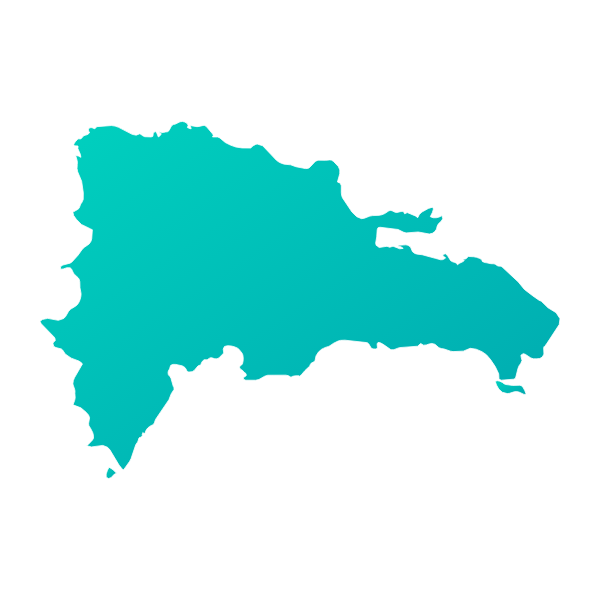 Sagoma geografica principale di Repubblica Dominicana