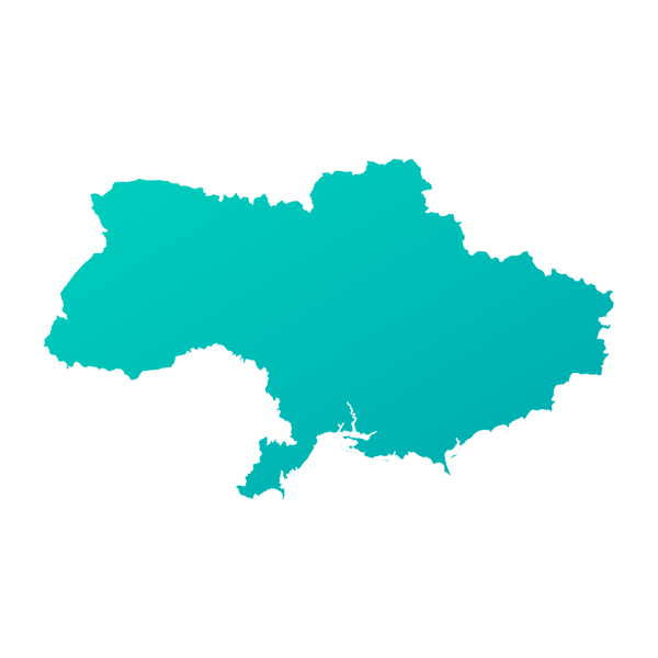 Sagoma geografica principale di Ucraina